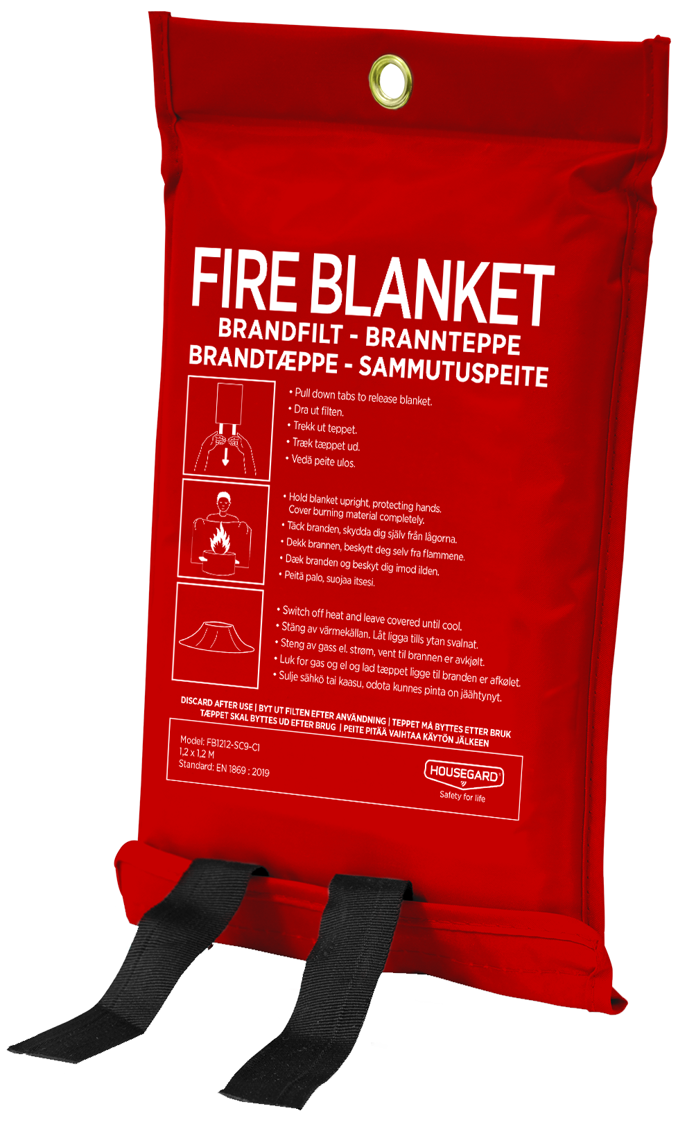 Brandtæppe Housegard 120   120cm