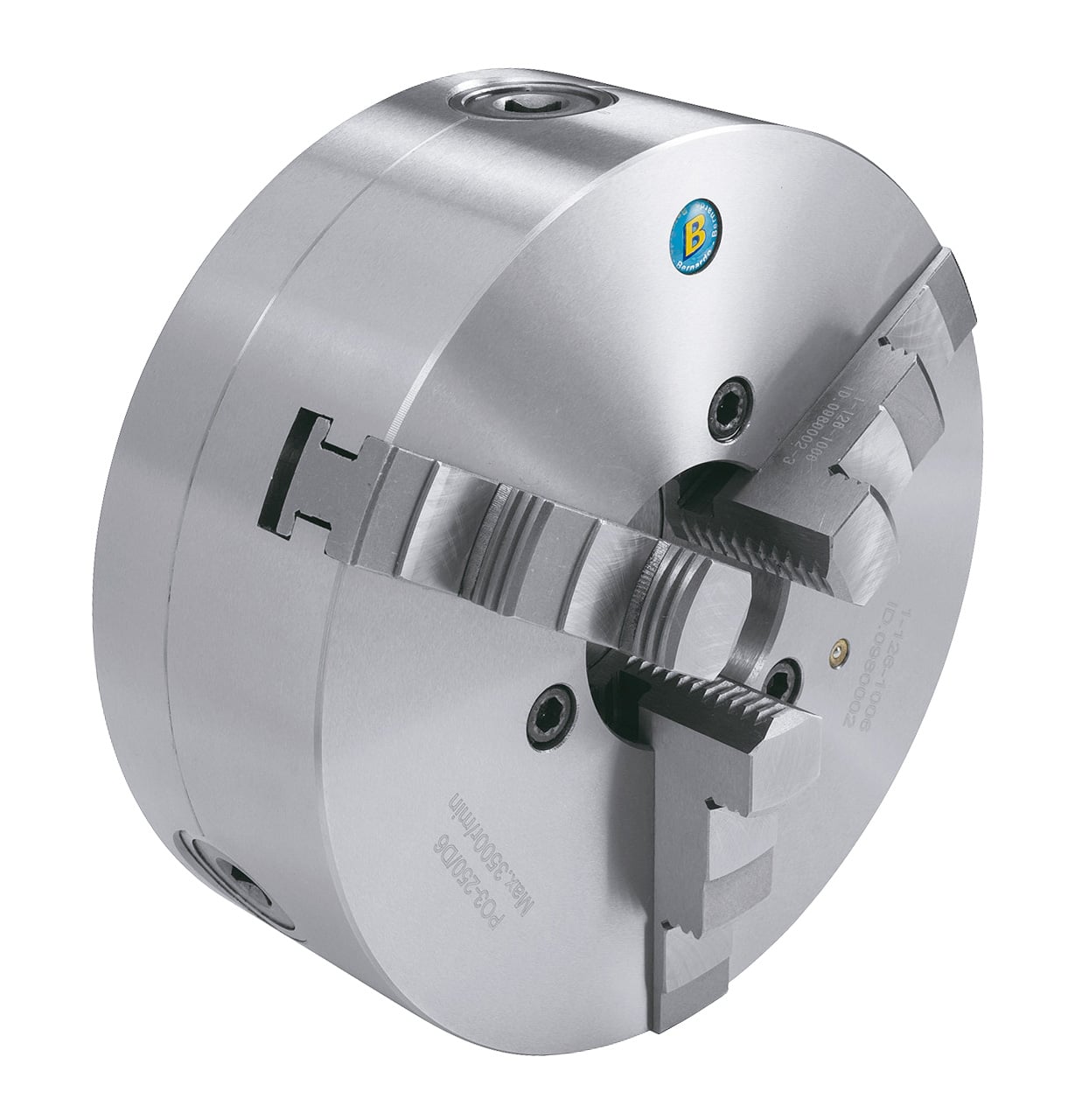 Centrerpatron  -bakket Po-  D4 ø125 Mm Stål Din 55029