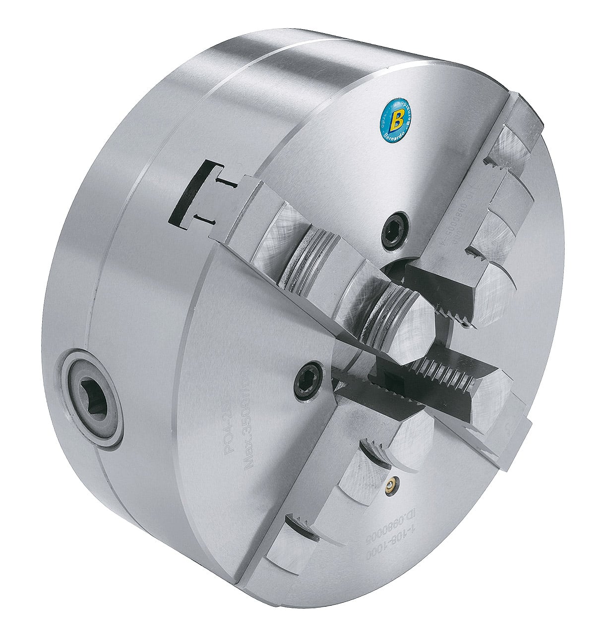 Centrerpatron  -bakket Po-  D5 ø160 Mm Stål Din 55029
