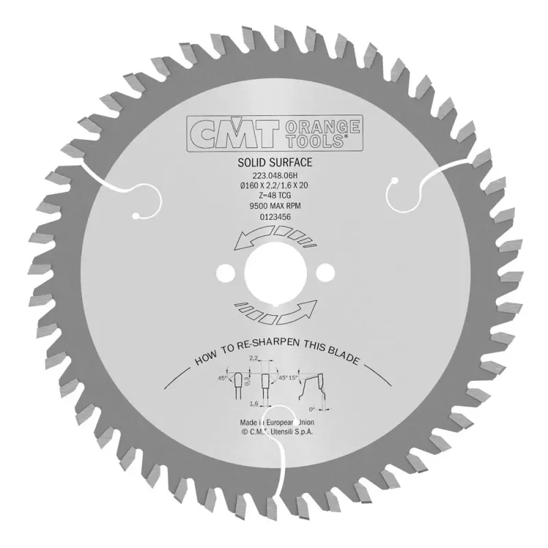 Cmt Klinge 160x2 2x20 Z48 Tf 223 048 06h