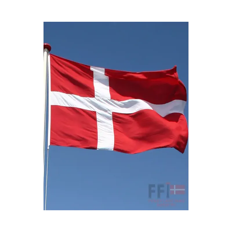 Dannebrogsflag Til 14 Meter Glasfiberflagstang