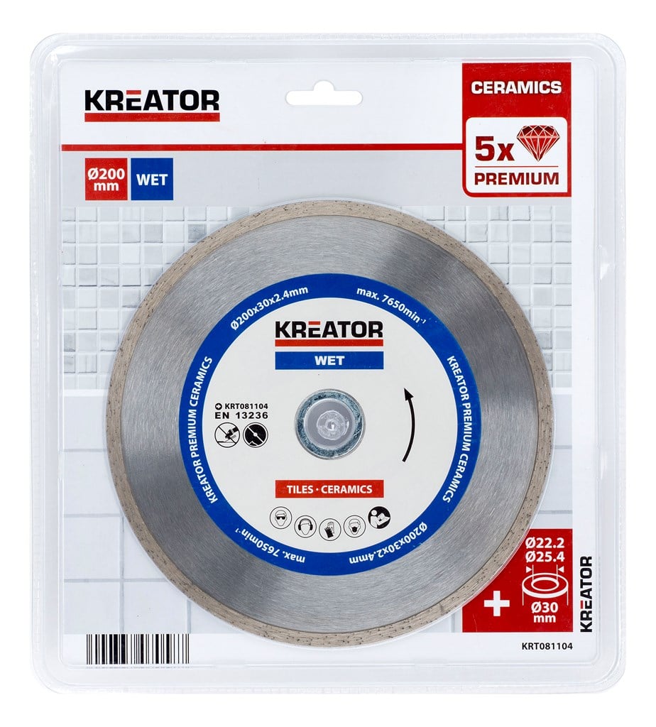 Diamantklinger Til Fliser 200 Mm Premium