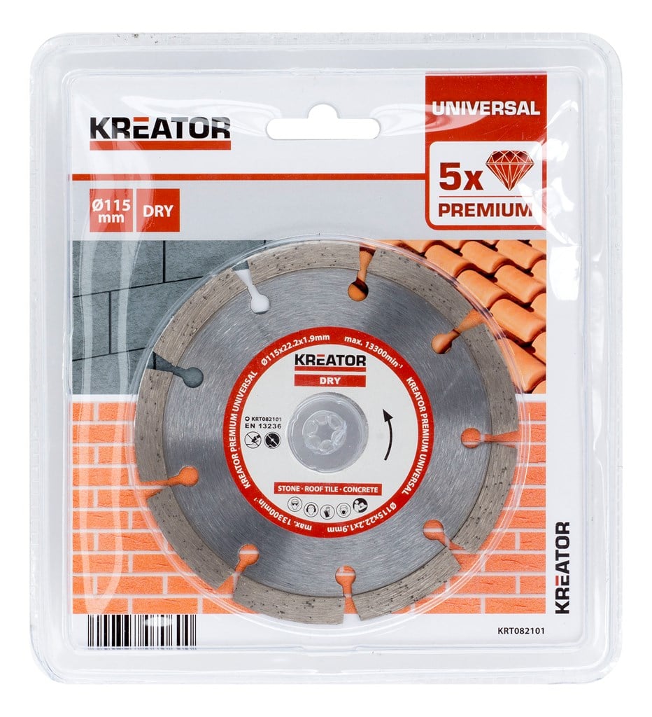 Diamantklinger Til Sten 115 Mm Premium