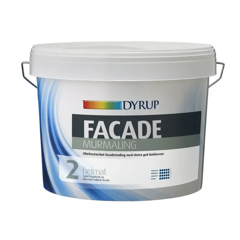 Dyrup Facade Murmaling Hvid 9lt