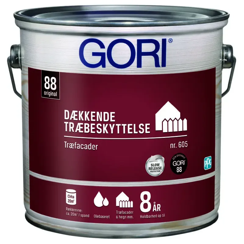 Dyrup Gori 605 Træbeskyttelse Dækkende Kulsort   5lt