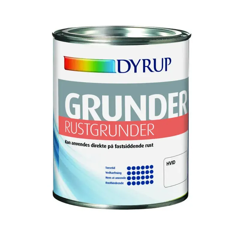 Dyrup Rustgrunder Hvid   75lt