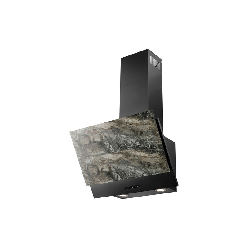 Eico 5923 Udine 60 Grey Stone Skråtstillet Emhætte