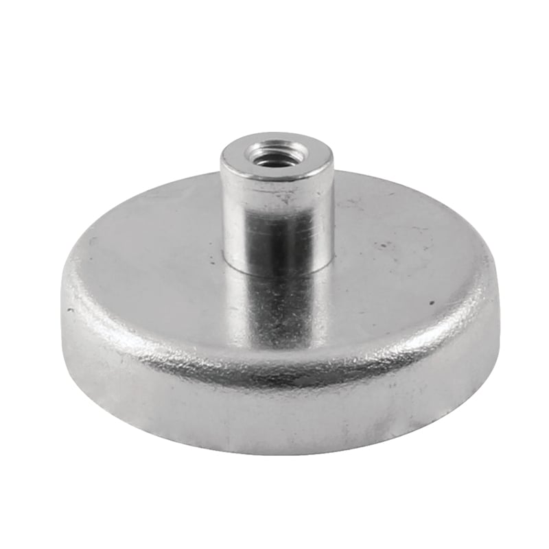 Ferrit Pottemagnet ø40 Mm Med M5 Gevindbøsning  110n