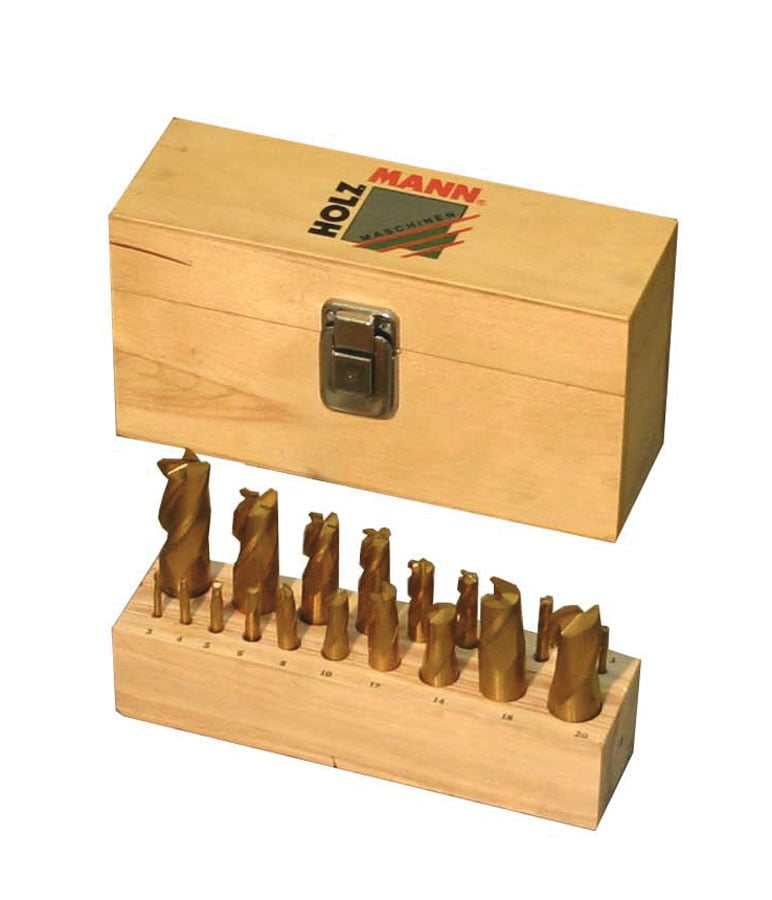 Fræsejernssæt Holzmann 20 Dele  -20mm