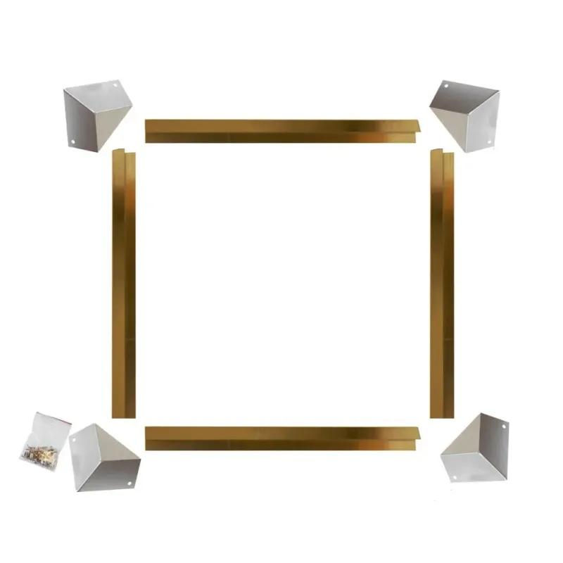 Gardenlife Sneglesikker Metalprofil Kantliste Til Palleramme 80x80cm