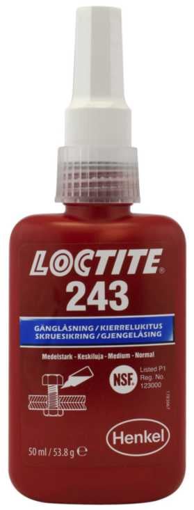 Gevindlåsning Middelstærk Loctite   Ml