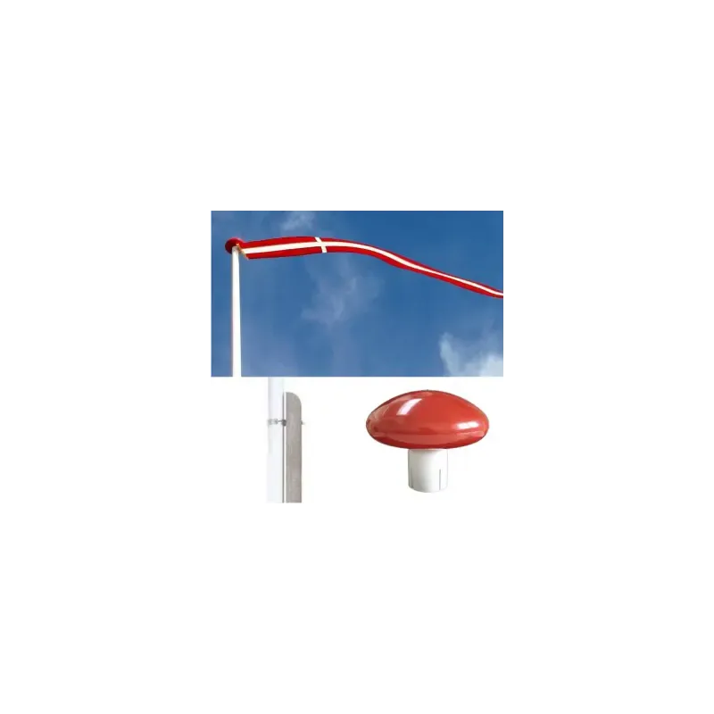 Glasfiberflagstang    Betonfod 14 Meter