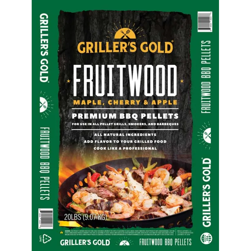 Griller   Gold Fruitwood Træpiller   Kg