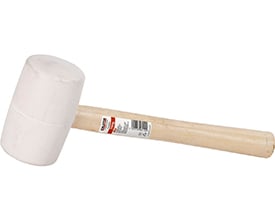 Gummihammer Hvid 450 Gram   54 Mm