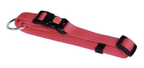 Halsbånd Nylon Rød 10 Mm 20-35 Cm