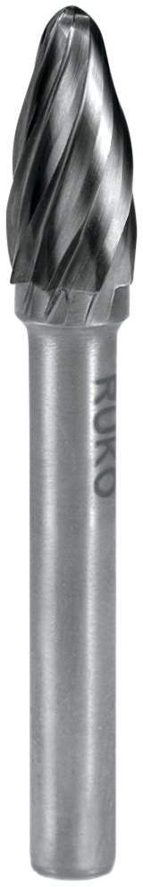 Hm-fræsestift Form    Rbf  12mm Alu