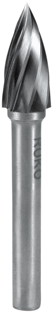 Hm-fræsestift Form    Spg  12mm Alu