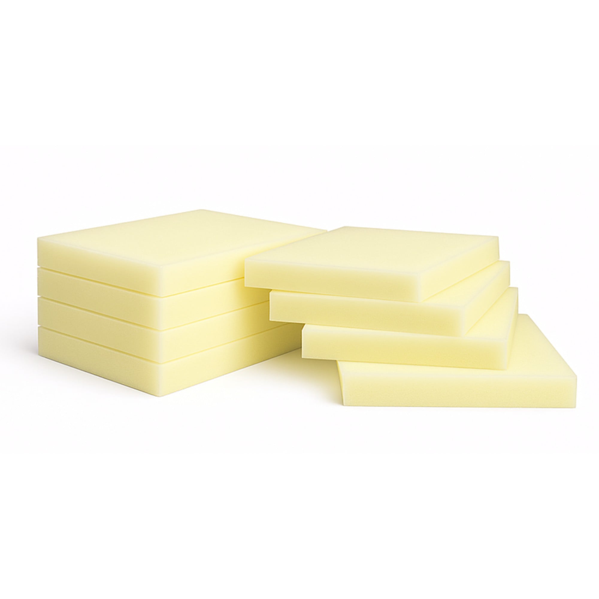 Hvide Slibesvamp 120x98x12mm 10stk   Korn P100