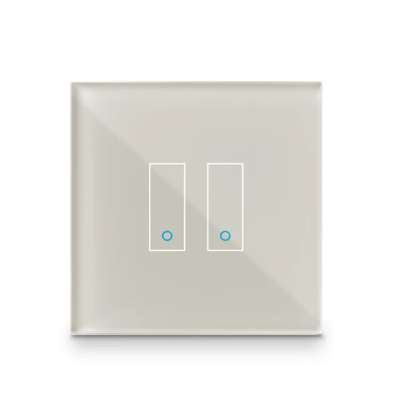 Iotty Smart Switch Double Button Faceplate Design Your Own Smart Switch Colour: Tan