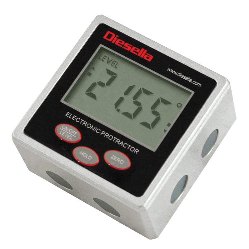 Ip54 Digital Vinkelmåler 4x90â  51x51x32 Mm Med Magnet På   Sider