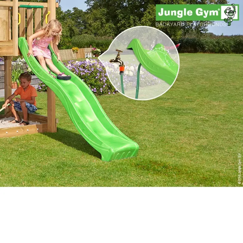 Jungle Gym Rutschebane Grøn   20 Meter
