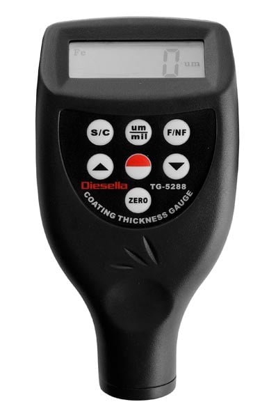 Lagtykkelsesmåler  -1250um Indbygget Probe