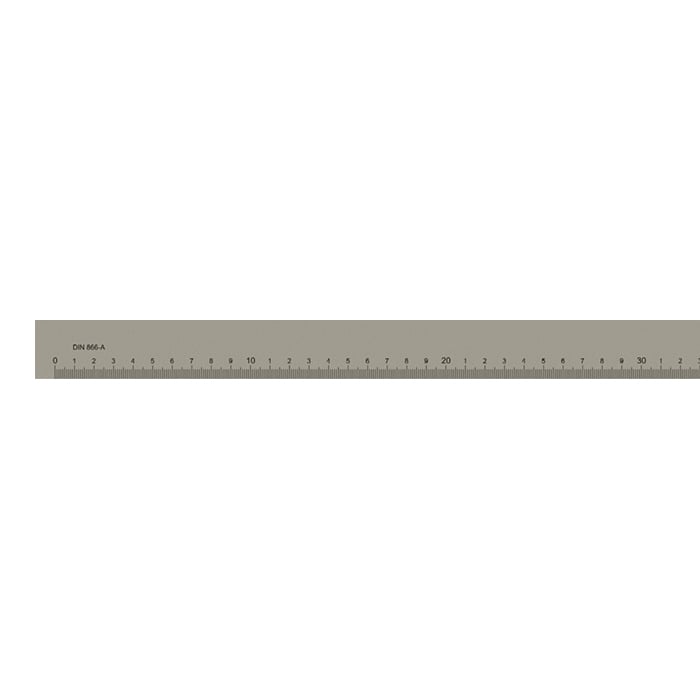 Målestav Form   1000x40x8 Mm Din 866