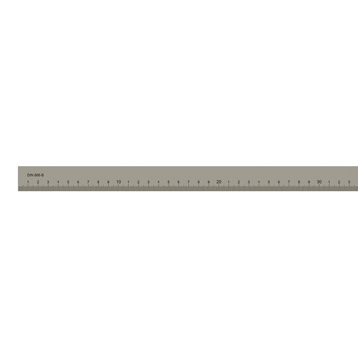 Målestav Form   2000x40x8 Mm Din 866