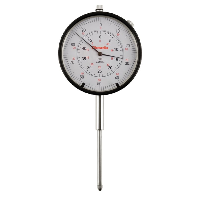 Måleur  -30x0 01 Mm Med Justerbare Tolerancemærker Og Fladt Dæksel