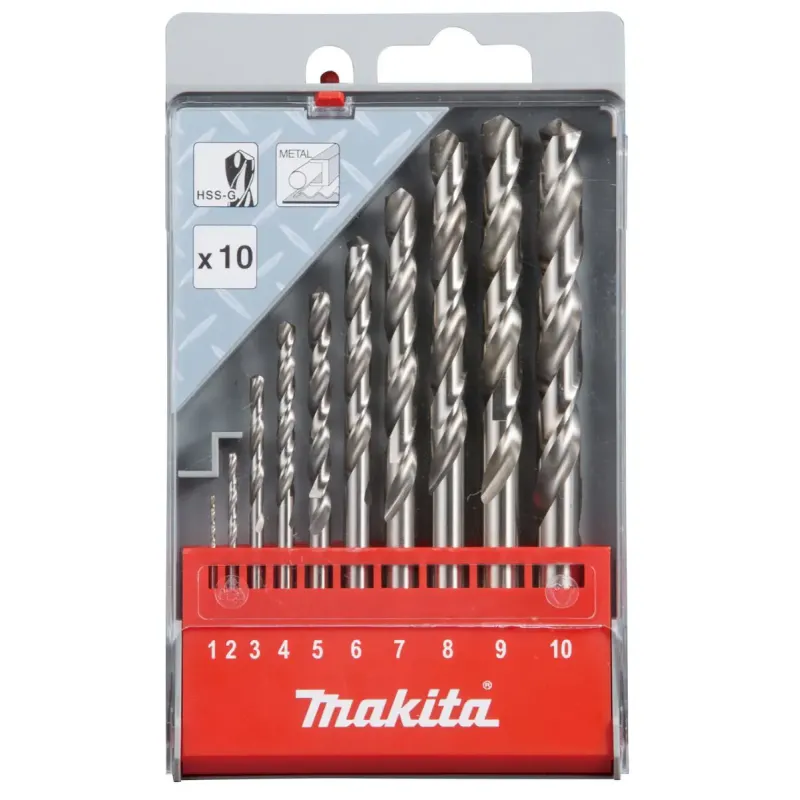 Makita Borsæt Hss-  10 Stk  Ass   -57205