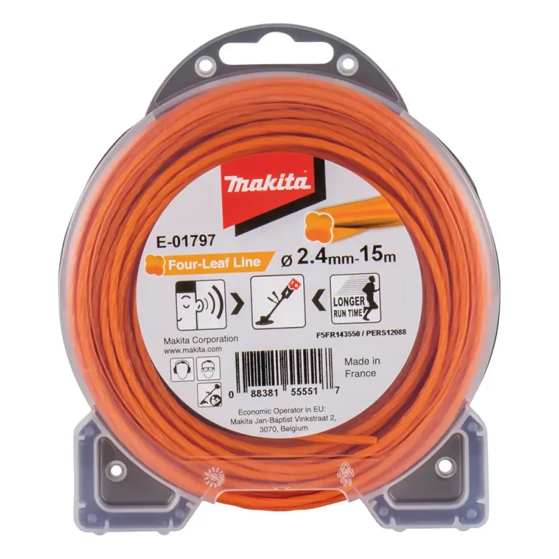 Makita Four-leaf Nylontråd    -15m  -01797