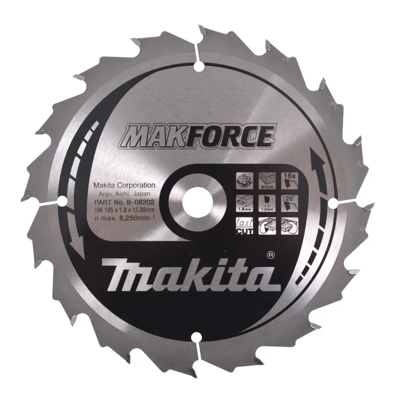 Makita Hm-klinge 185mm 16t  -08202