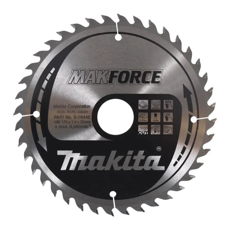 Makita Hm-klinge 170mm 40t  -08442