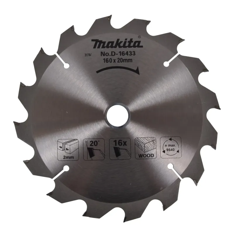 Makita Hm-klinge 160mm 16t  -16433