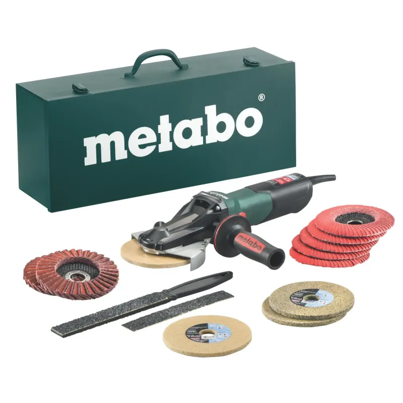Metabo Wevf 10-125 Quick Inox Fladhoved Sæt