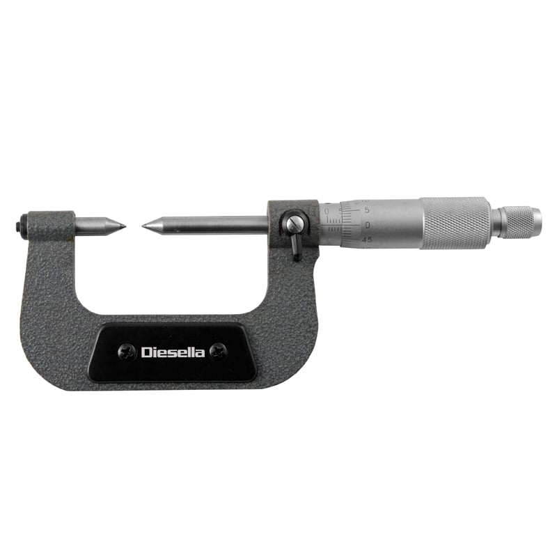Mikrometer  -25x0 01 Mm Med Spidse Målepunkter