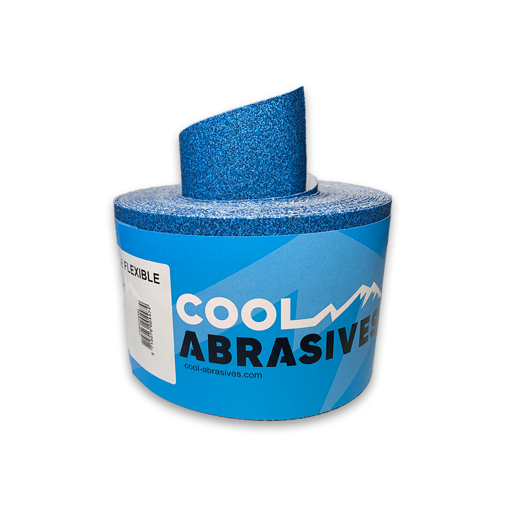 93mmx25m Sandpapir På Rulle Cool Blue Flexible  Korn P40