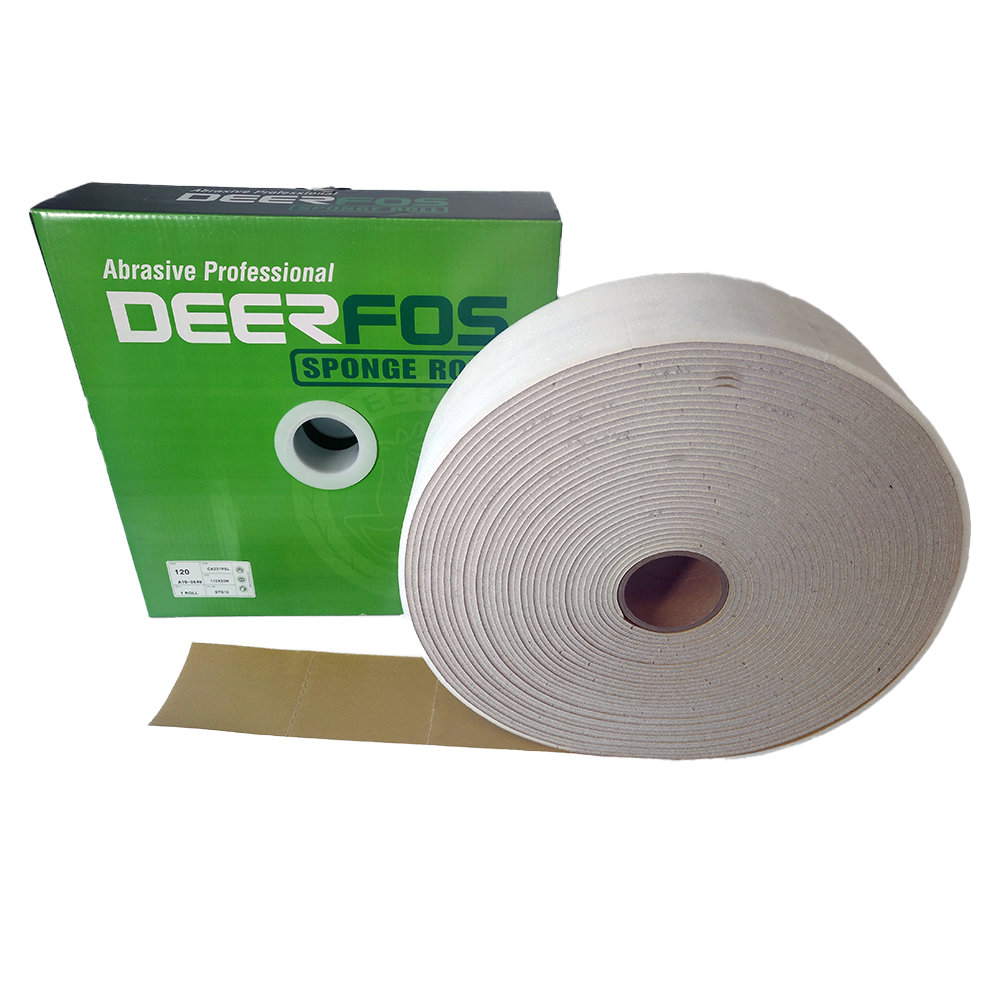 115mmx25m Soft Sandpapir   Ruller   5mm   Tykkelsen  Korn P120