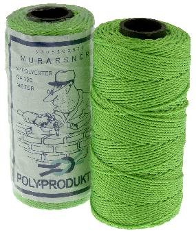 Murarsnöre Polyester Neongrön