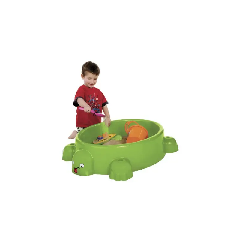 Paradiso Toys Sandkasse   Plast  Skildpadde Med Låg Smil  Grøn 805-494