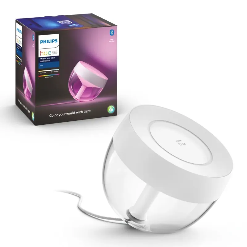 Philips Hue Iris White And Color Ambiance Bordlampe Hvid Bluetooth