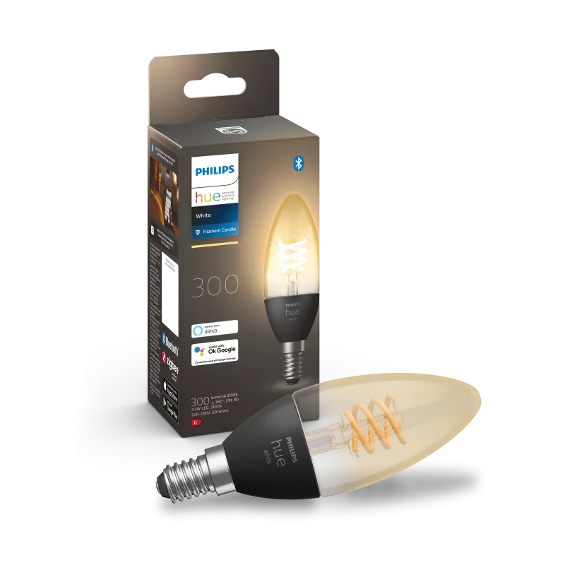 Philips Hue White   5w Fil Candle E14 1p 929002479501