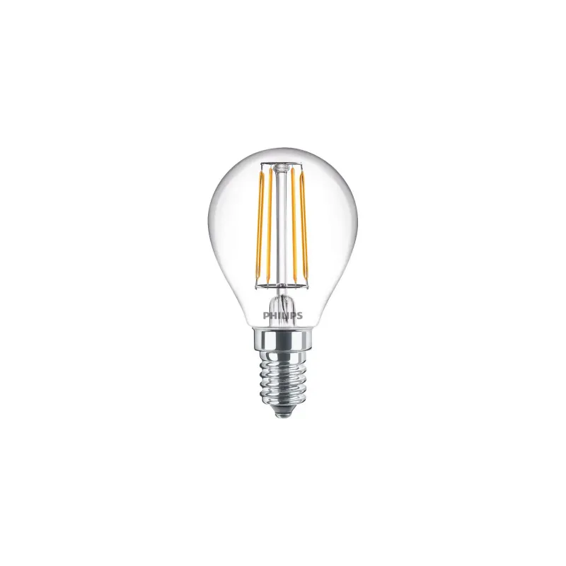 Philips Led Classic Filament Kronepære E14 Klar 40w Varm Hvid