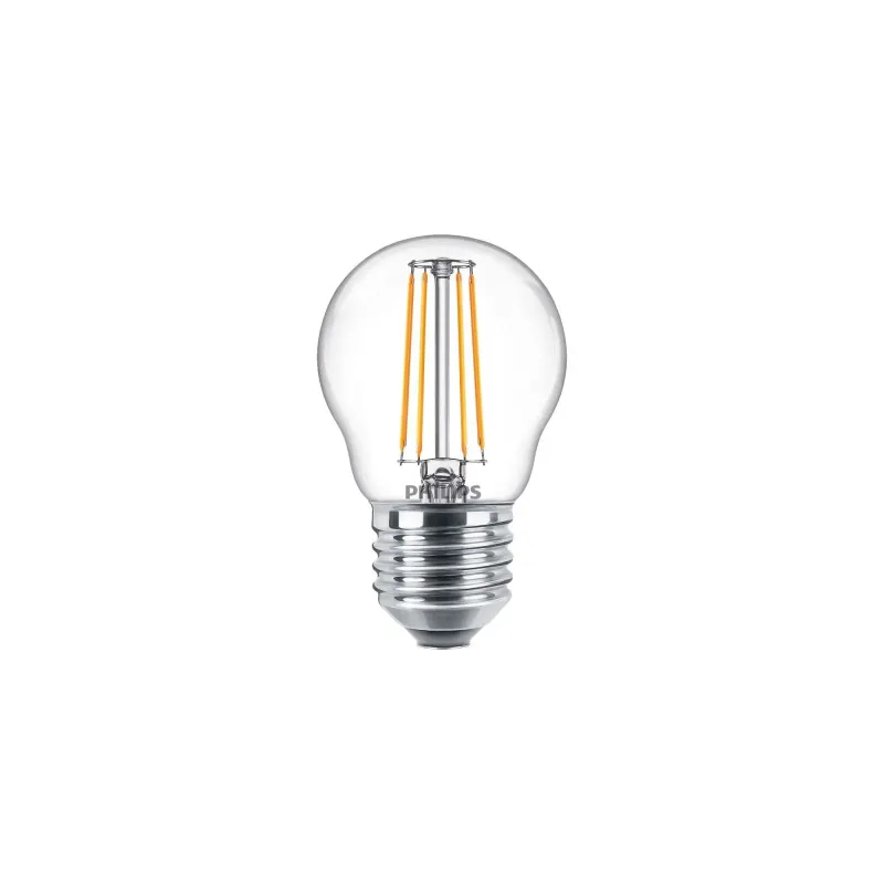 Philips Led Classic Filament Kronepære E27 Klar 40w Varm Hvid