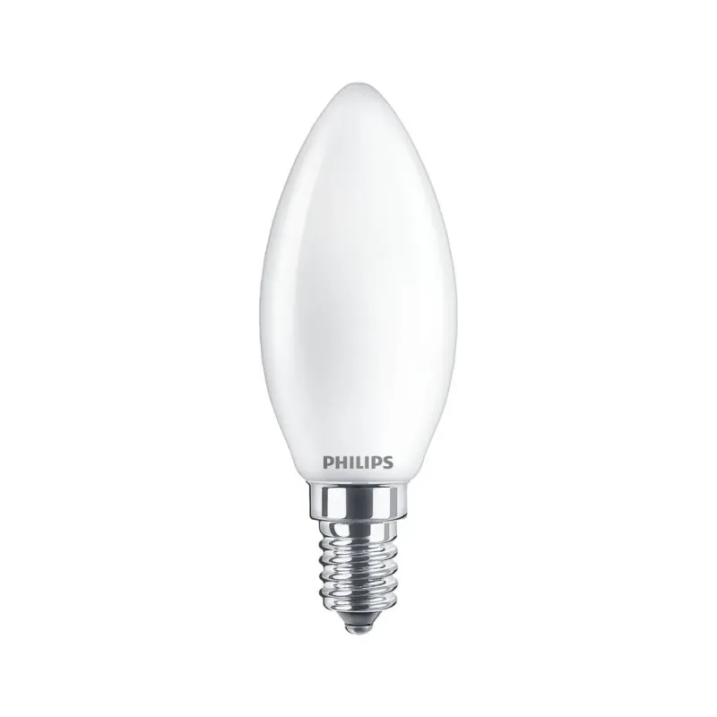 Philips Led Classic Kertepære B35 E14 Mat 40w Varm Hvid  -pak Box