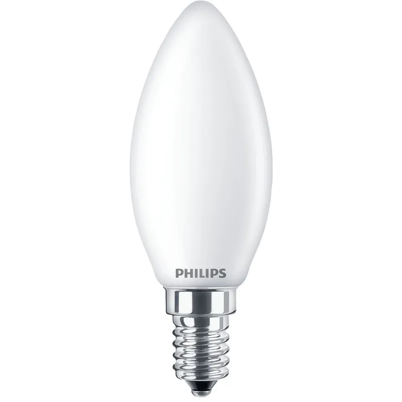 Philips Led Classic Kertepære B35 E14 Mat 40w Warmglow Dæmpbar  -pak