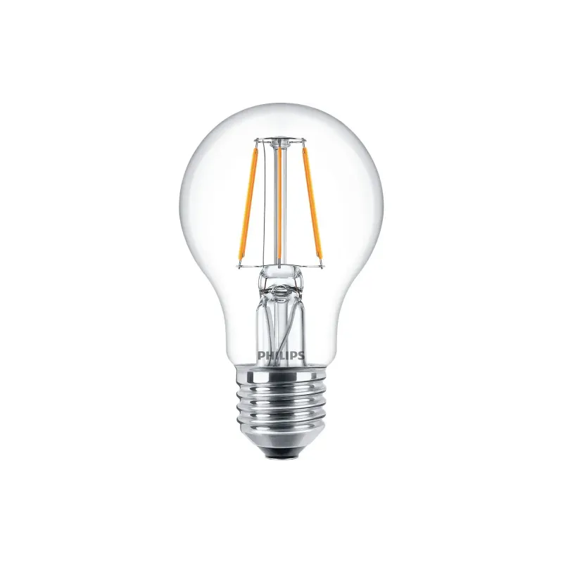 Philips Led Classic Standardpære E27 Klar   3w 40w 2700k