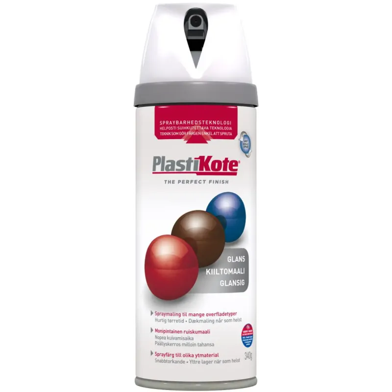 Plasti-kote Twist  Blank 21102 Ral 9010 Hvid 400ml