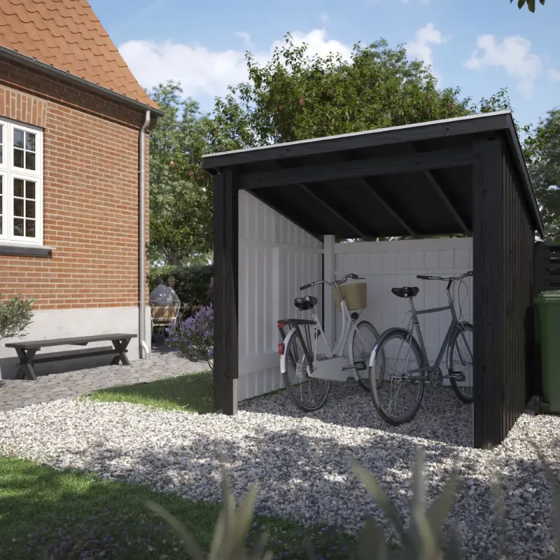 Plus Nordic Cykelskur   Mâ    Modul åben 16856-