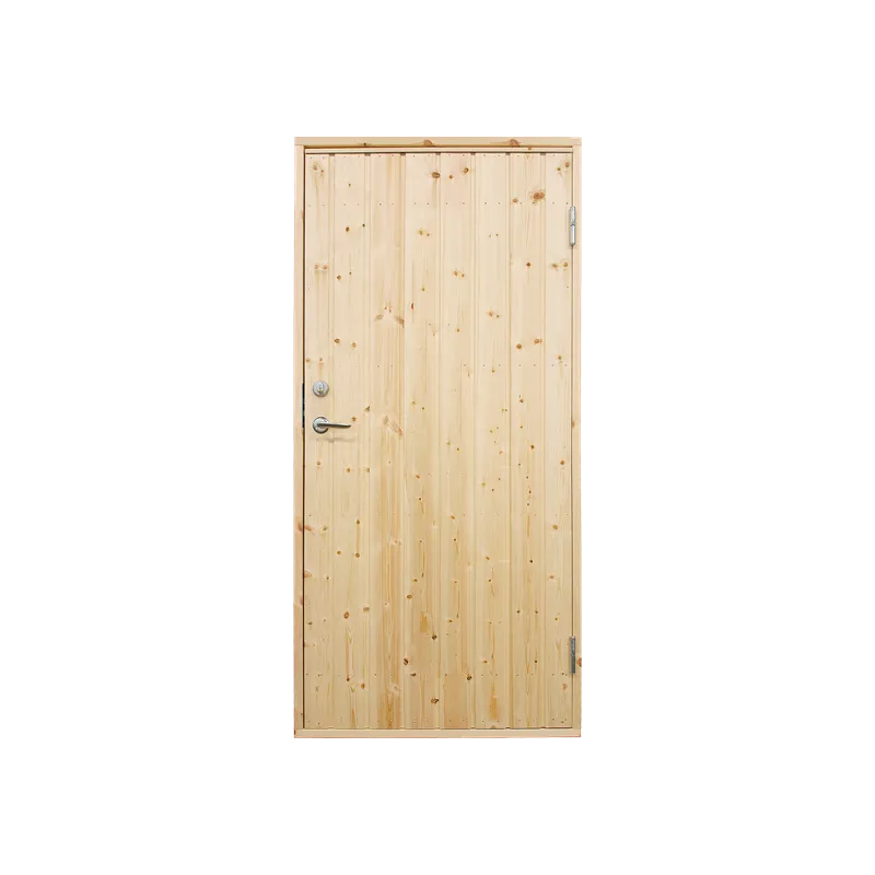 Plus Udhusdør Standard  Panel  Inkl  Karm  Højre